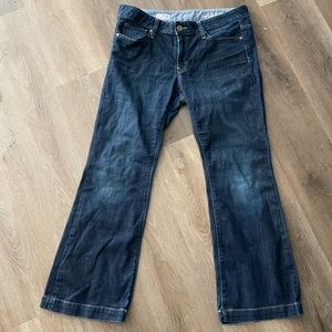 Womens 1969 30/10 long lean flare jeans
